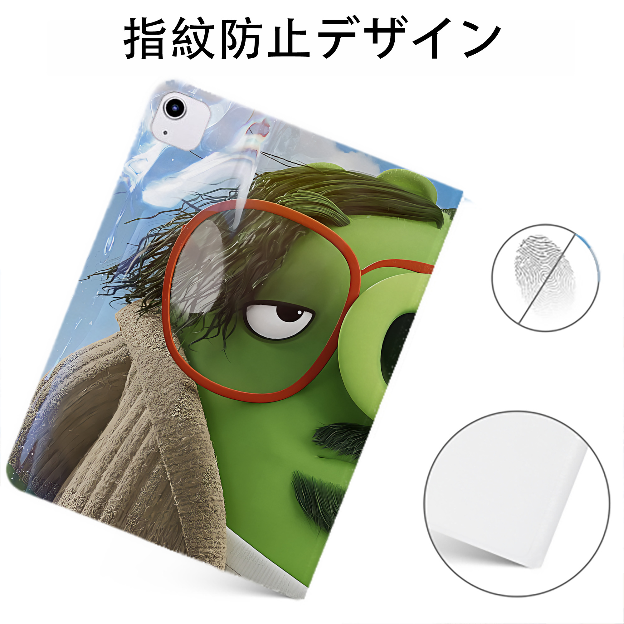 （画像用） Angry Birds アングリーバード IPadケース ペンホルダー付き ブックスタイルデザイン